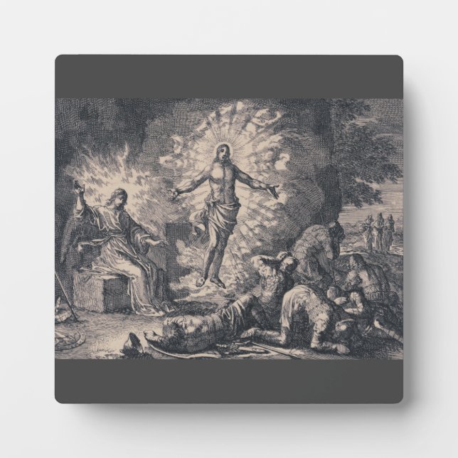 Resurrection of Jesus Christ by Jan Luyken Plaque (Front)