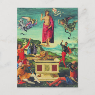 Resurrection of Jesus Christ by Raphael Postcard