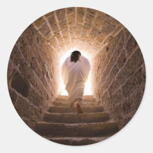 Resurrection of Jesus Christ Classic Round Sticker
