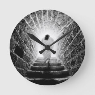 Resurrection of Jesus Christ Round Clock