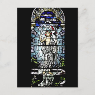 Resurrection of Jesus Stained Glass Window Postcard