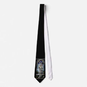 Resurrection of Jesus Stained Glass Window Tie