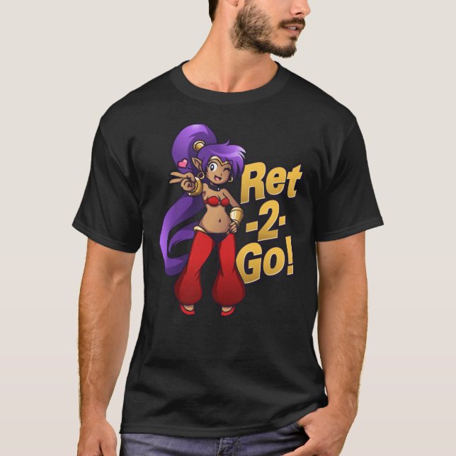 Ret-2-Go! Sticker T-Shirt (Front)