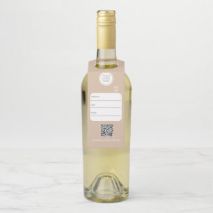 Retail Logo Bottle Hanger Tags