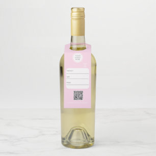 Retail Logo Bottle Hanger Tags