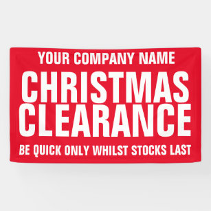 Clearance Sale Signs