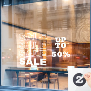 Retail SALE Window cling
