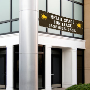 Retail Space for Lease Banner