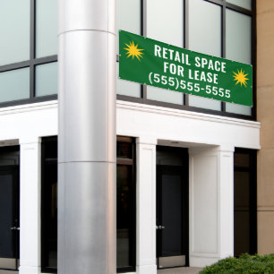 Retail Space for Lease Banner