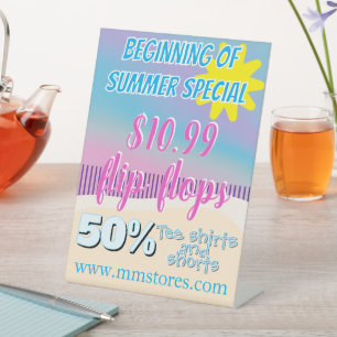 Retail store Pedestal Sign