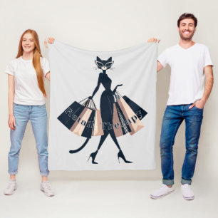 Retail Therapy Fleece Blanket