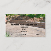 Retaining Wall Construction