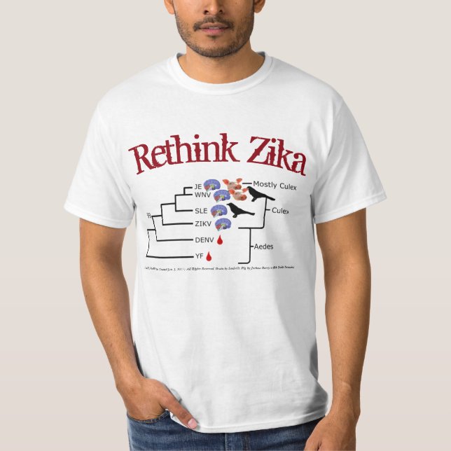 Rethink Zika Shirt by RoseWrites (Front)