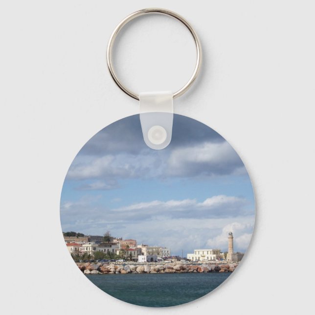 Rethymno Magnet Keychain (Front)