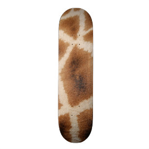 Reticulated Giraffe Pattern Wild Animal Print Gift Skateboard