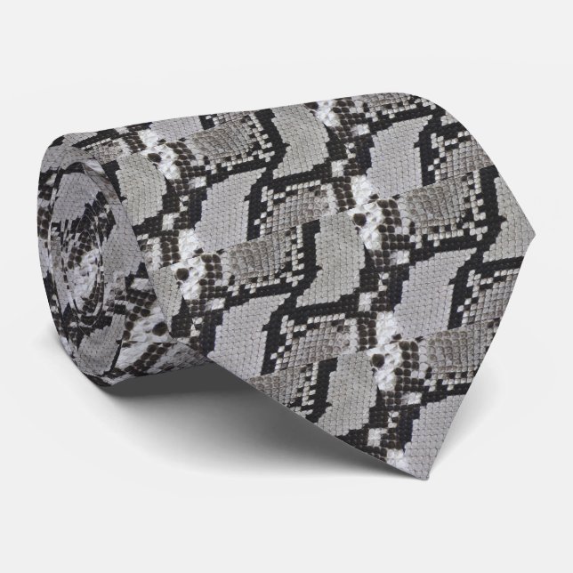 Reticulated Python Tie (Rolled)