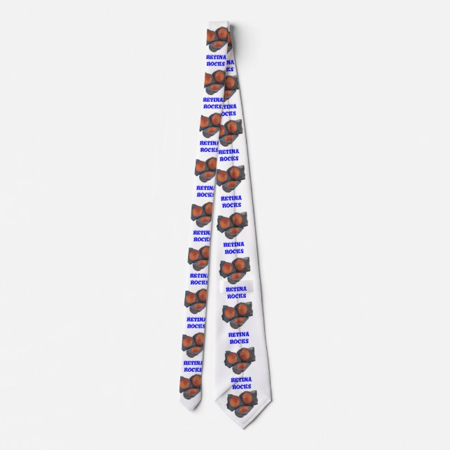 Retina Rocks Neck Tie (Back)