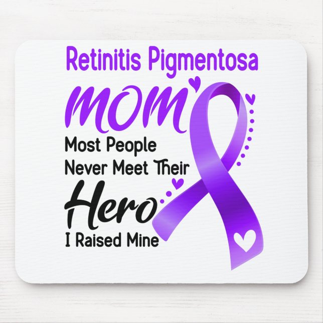 Retinitis Pigmentosa Awareness Month Ribbon Gifts Mouse Pad (Front)