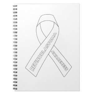 Retinoblastoma Awareness Ribbon Notebook