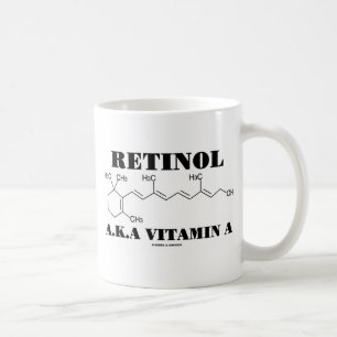 Retinol A.K.A. Vitamin A (Retinol Molecule) Coffee Mug