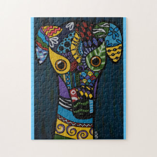 Retiré emballant le puzzle de délivrance de