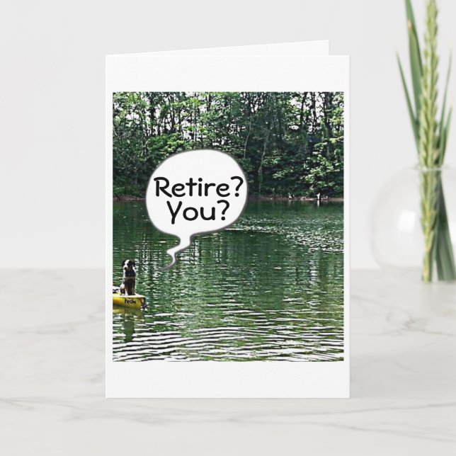 RETIRE=NO ALARM, COMMUTE, NO PROBLEM ENJOY CARD (Front)