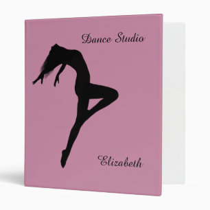 Retire Silhouette Personalized Dance Binder