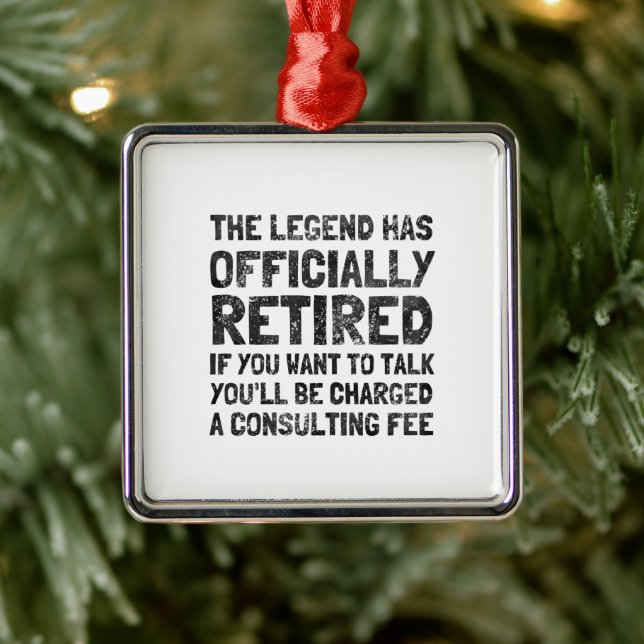 Retired 2020 metal ornament (Tree)
