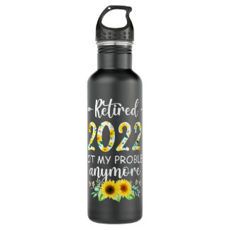 Retired 2022 Funny Retirement Gifts For Women 2022 710 Ml Water Bottle