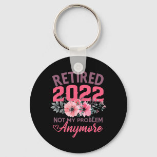 Retired 2022 Retirement Gifts for Women 2022 Cute Keychain