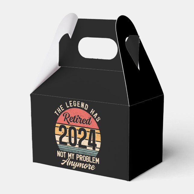 Retired 2024 Not My Problem Anymore Favor Box (Front Side)