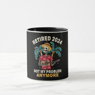 Retired 2024 Not My Problem Anymore Retirement Mug