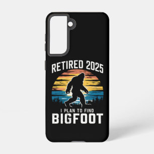 Retired 2025 I Plan To Find Bigfoot Retirement Samsung Galaxy Case