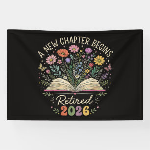 retired 2026 a new chapter begins retirement banner