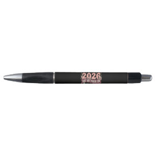 Retired 2026 Not My Problem Anymore Floral Pen