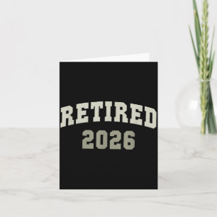 Retired 2026 University Retirement Dept Mother  Card