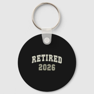 Retired 2026 University Retirement Dept Mother Keychain