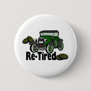 ReTired 2 Inch Round Button