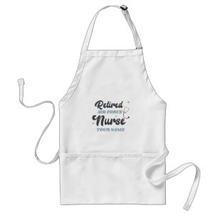 Retired Air Force Nurse Retirement Standard Apron