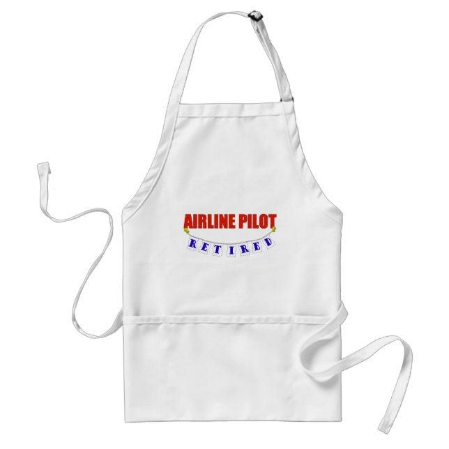 RETIRED AIRLINE PILOT STANDARD APRON (Front)