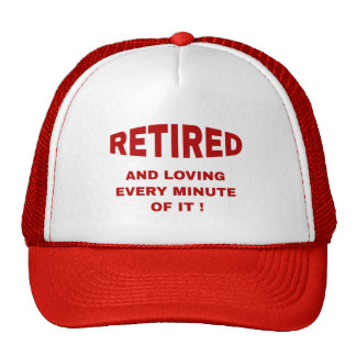 Happy Retirement Hats, Happy Retirement Cap Designs