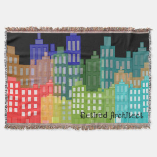 Retired Architect Art Blanket