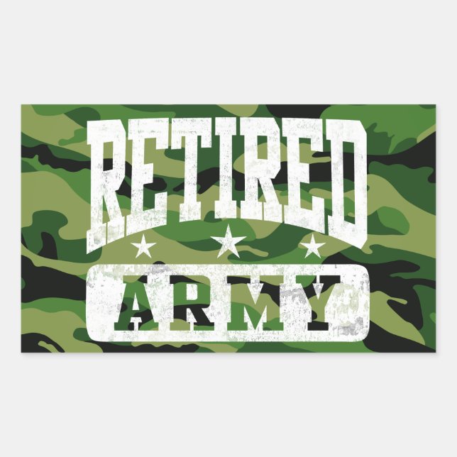 Retired Army Sticker (Front)