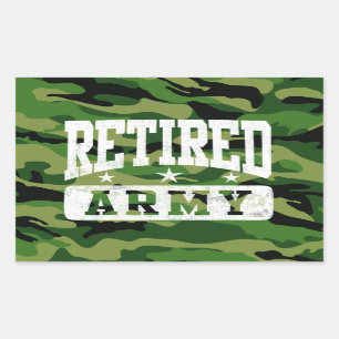 Retired Army Sticker