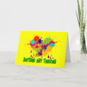 Retired Art Teacher Gifts Card