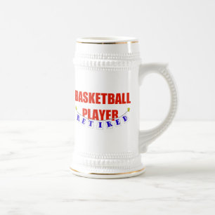 RETIRED BASKETBALL PLAYER BEER STEIN