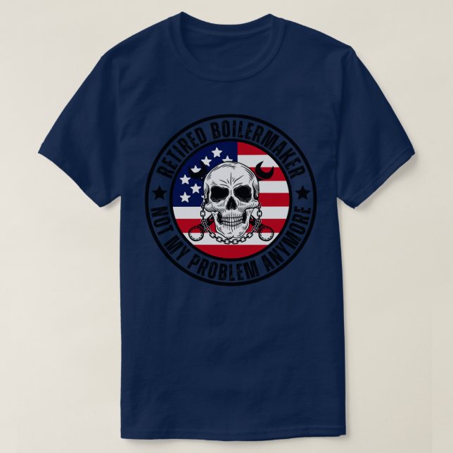 Retired Boilermaker 7 T-Shirt (Design Front)