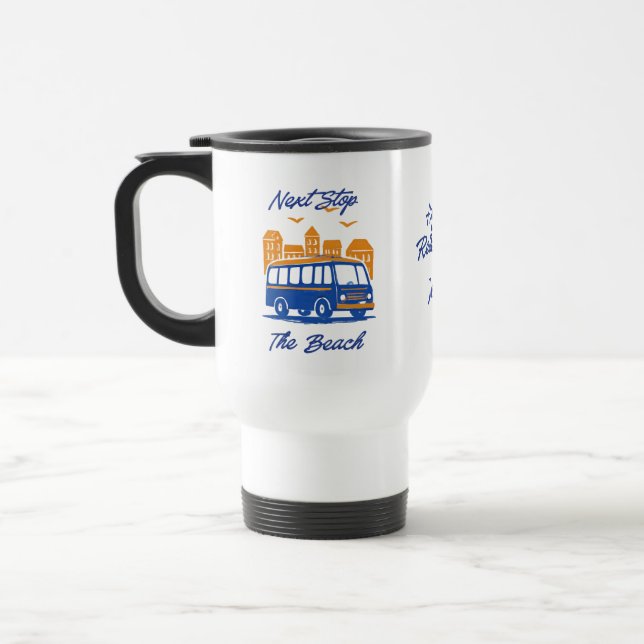 Retired Bus Driver Mug – Funny Retirement Gift (Left)
