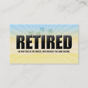 Retired Business Cards