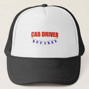 RETIRED CAB DRIVER TRUCKER HAT